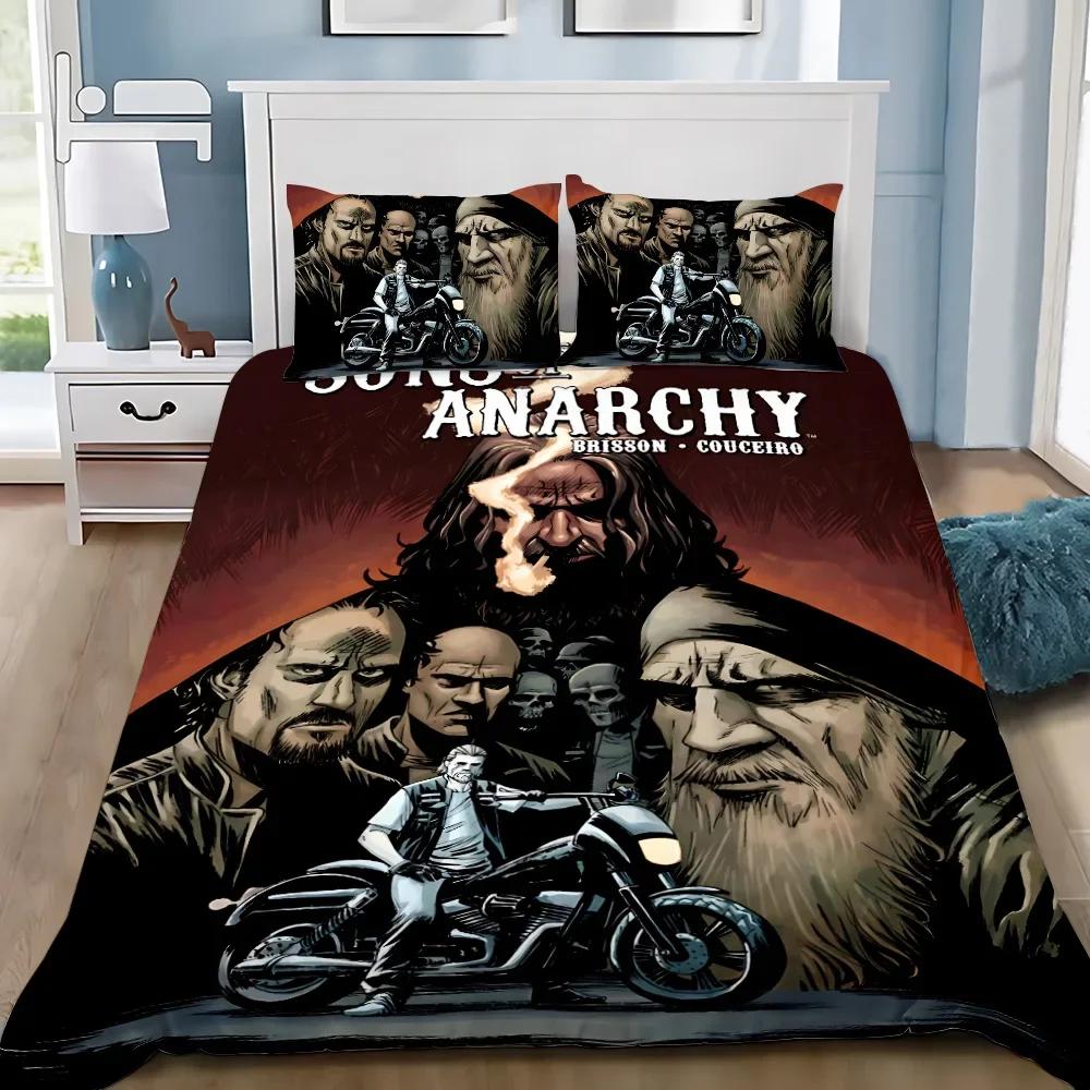 Sons Of Anarchy R-Retro Bedding Set Adult Boy Girl Bedroom Decoration Children Gift Single Double Queen King Size