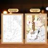 23cm/9.06in Anime Figure Natsume’s Book of Friends Light Painting Photo Frame Night Peripherals Table Top Lamp Collectible Gifts