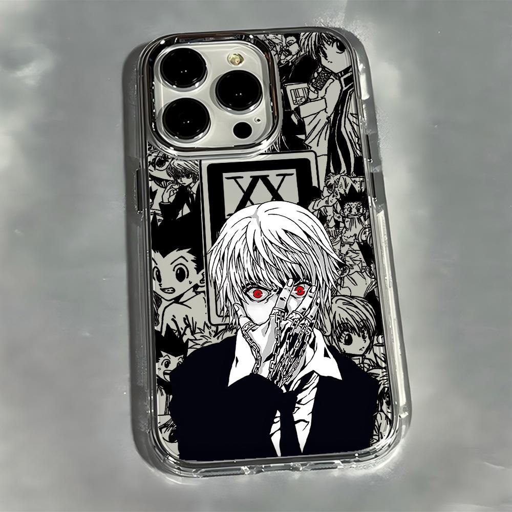 

Чехол для телефона с изображением Киллуа из аниме Hunter X Hunter Для iPhone 17e 17 16e 16 15 14 13 12 11 mini Pro Max X XR XSMAX Air Plus Прозрачный iPhone 16 Plus