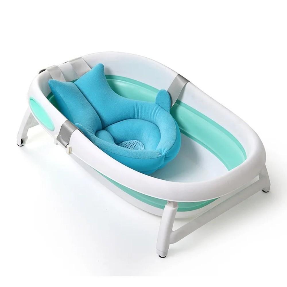 Almohadilla Cojín para Baño de Bebé Amigable con la Piel Asiento de Soporte Suave para Baño de Recién Nacidos Asiento de Baño para Bebé Uso en Tina de Bebé