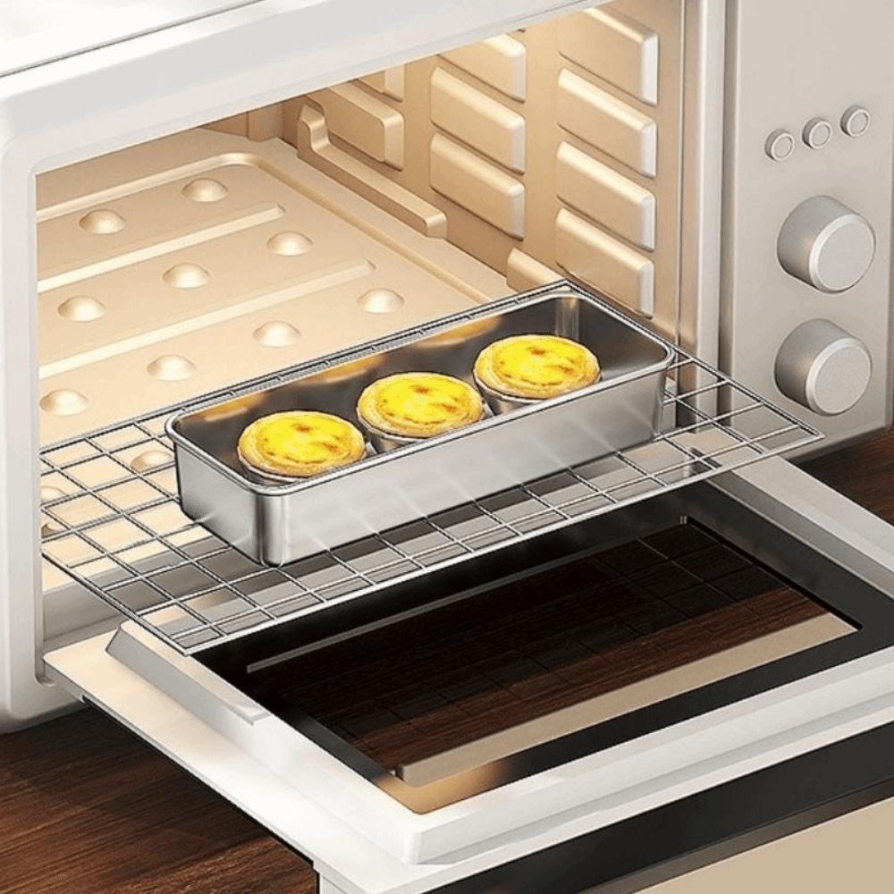 Rectangle Food Storage Container Stainless Steel Freezer Food Plates Freezer Storage