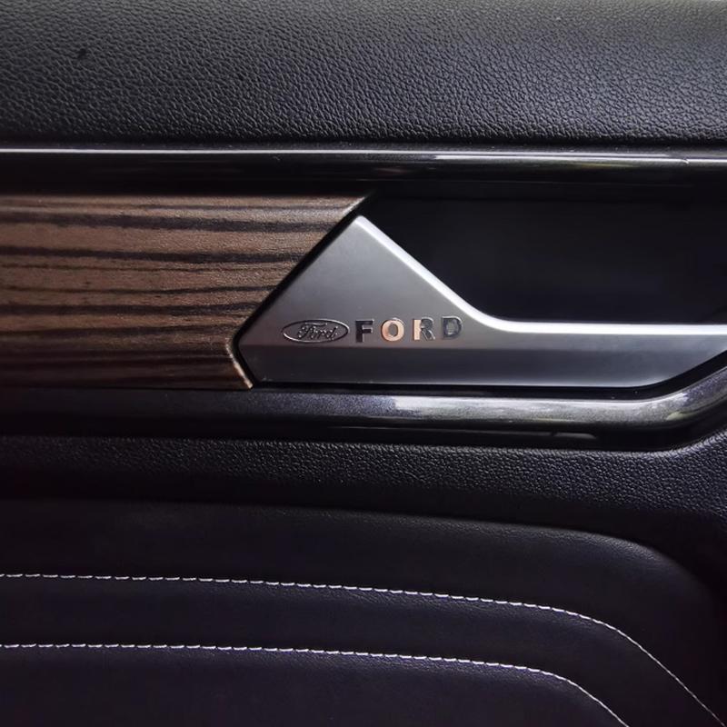 VCLG2 3D Car Styling Metal Sticker Interior Decorative Decals For Ford Escape Kuga Mondeo Ecosport Fiesta Focus 2 3 MK1 MK2 Fusion