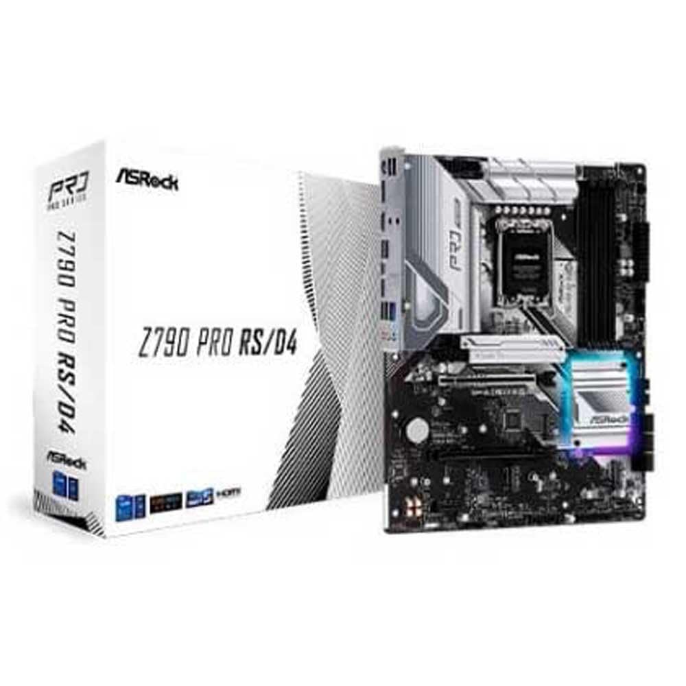 ASRock Z790 Pro Kompatibel mit Intel 12. und 13. Gen CPUs Z790 DDR4 ATX Motherboard Japanischer Händler RS/D4 Motherboard, (LGA1700), Chipsatz,