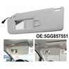 5GG857551 Auto Front Left Sun Visor Panel W/Mirror For Golf MK7 For Jetta MK7 For Passat B8 Car Interior Replacement Parts