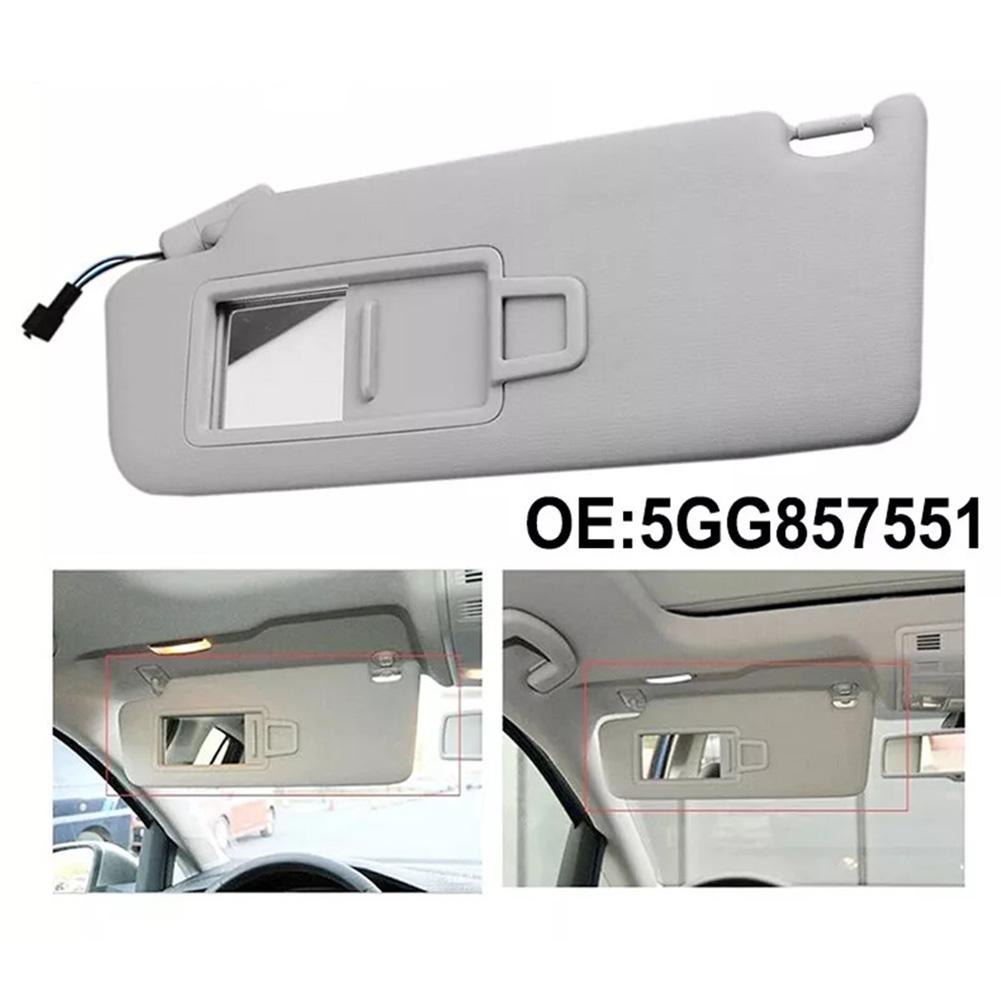 5GG857551 Auto Front Left Sun Visor Panel W/Mirror For Golf MK7 For Jetta MK7 For Passat B8 Car Interior Replacement Parts
