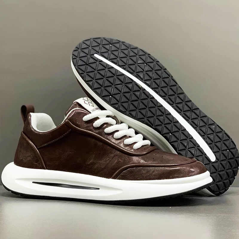 Fashion Men Casual Shoes Platform Non-slip Men Walking Sneakers Lightweight Male Running Shoes Breathable Platform Sport Shoes