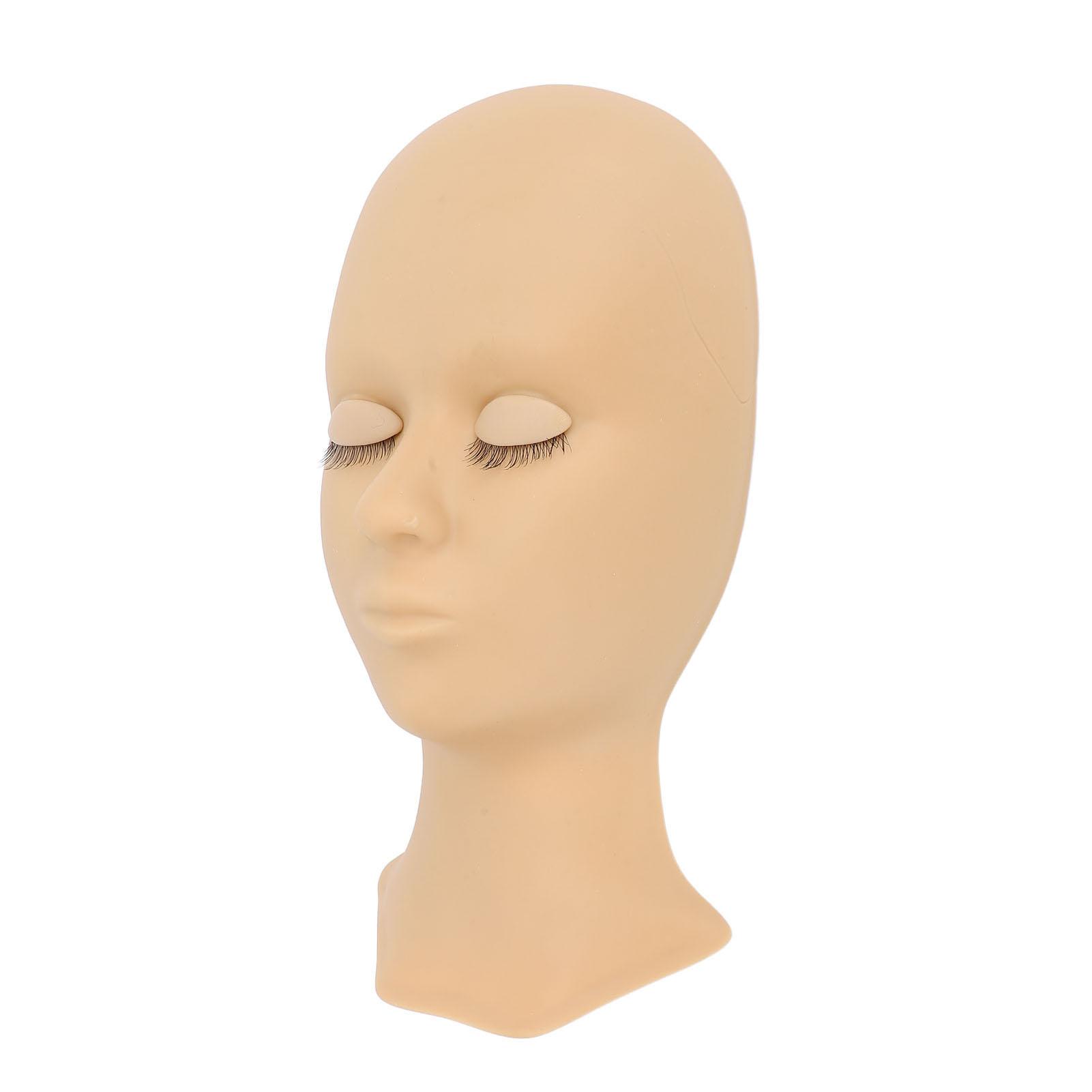 

Манекен для наращивания ресниц Силиконовая сменная голова куклы-века для наращивания ресниц Одинарная