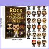 Rock Band Christmas Advent Calendar With Acrylic Figures For Holiday Decor And Gift Giving