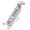 1Pcs 0.5 Meter Folding Ruler Keychain Plastic High Precision Portable Folding Ruler For Woodworking Bricklaying Measuring Tool