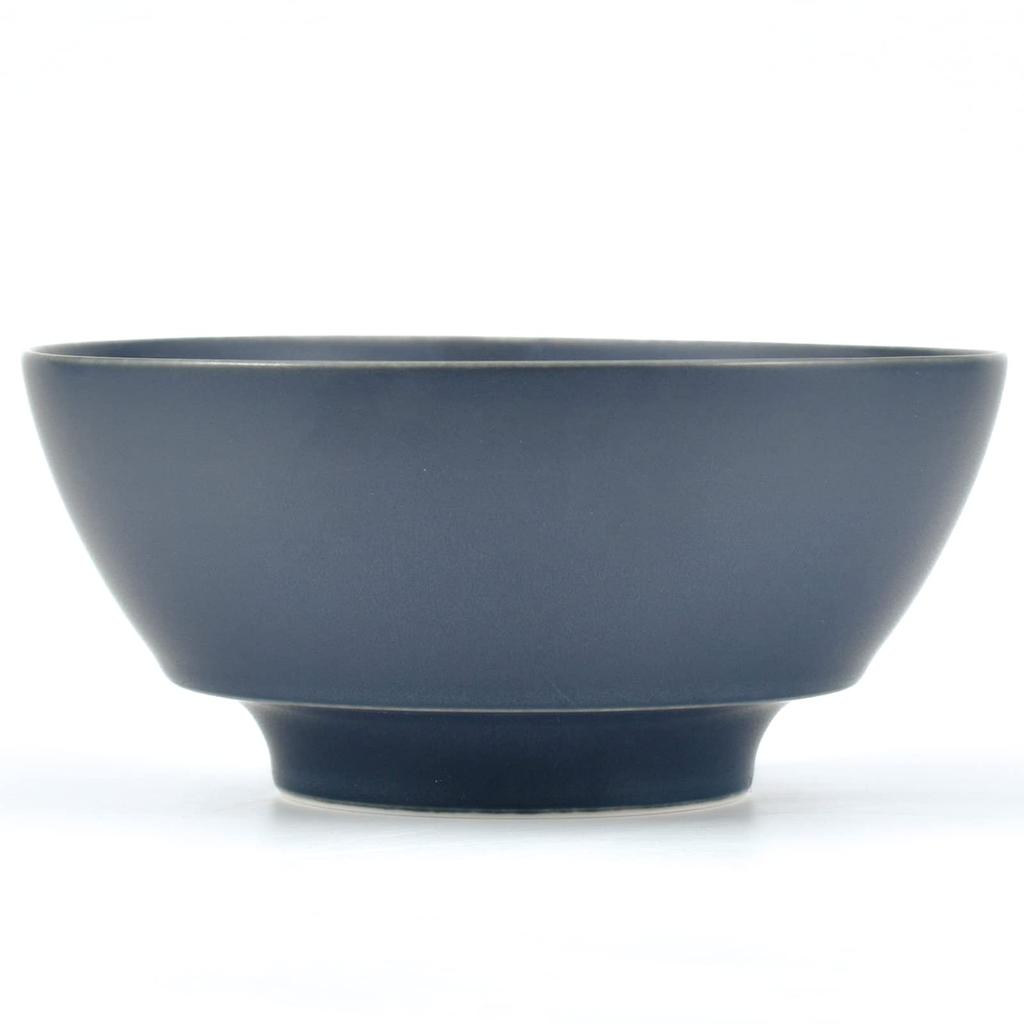 Arita Ware Harajyu Seisakusho Ultimate Ramen Bowl, 18cm, Navy, Microwave and Dishwasher Safe, Made In Japan, R0327