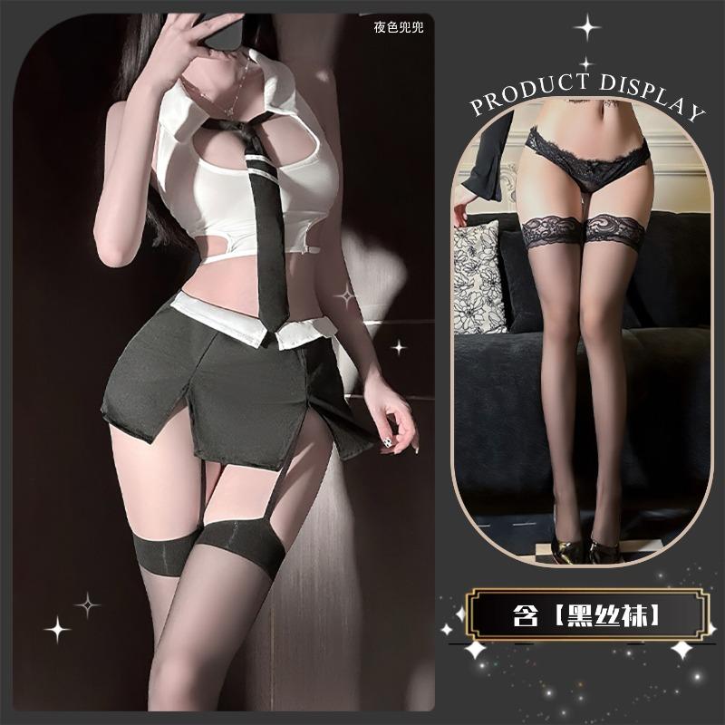 Sexy Lingerie Sexy Secretary Dress Flirting Seduction Teacher Role-playing Tight Uniform Hip Skirt