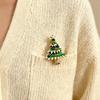 Broches de Árvore de Natal Para Mulheres Pins de Planta Acessórios para Festas de Fim de Ano Presentes