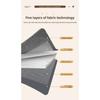 Large Capacity Foldable Storage Box with Lid - Modern Grey Fabric Organizer, Suitable for Clothes, Bedding, and Household Items