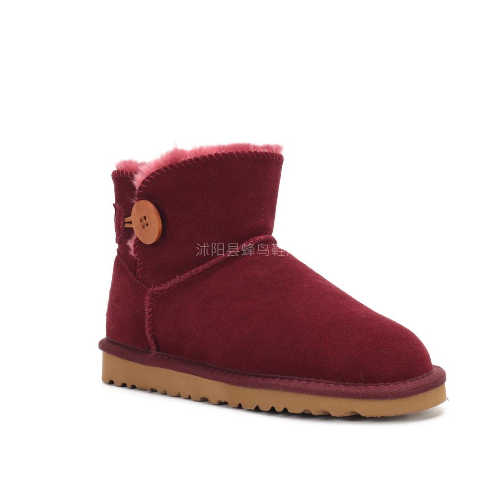 3352 Button Snow Boots Snow Shoes Cotton Boots Shoes TUGGY