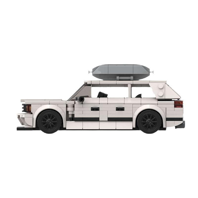 Building Block Compatible With S124 Assembled 8-Grid Car Set, Classic Car Model, Toy Gift Ornament