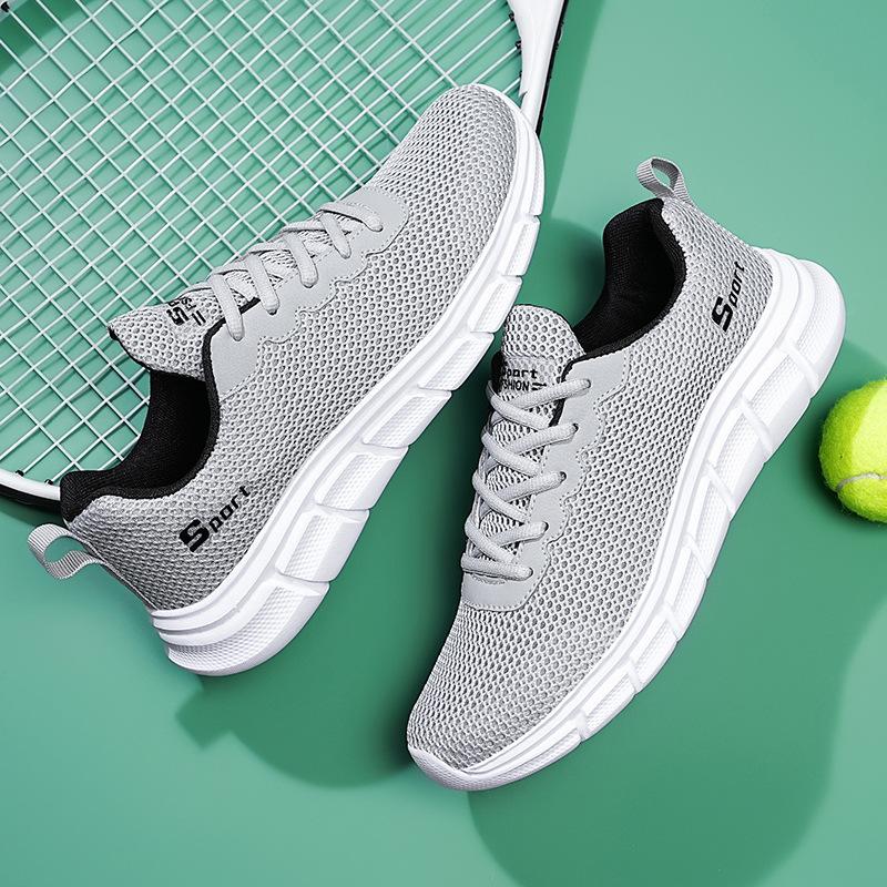 Buty męskie letnie nowe buty do biegania oddychające buty podróżne z siateczki buty męskie codzienne duże rozmiary buty sportowe męskie