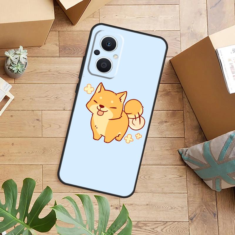 Animal Shiba Inu Case For OPPO Reno 14F 13F 12F 10 11 12 13 14 Pro 7 8 Lite OPPO Find X9 X8 X6 X5 Pro Cover