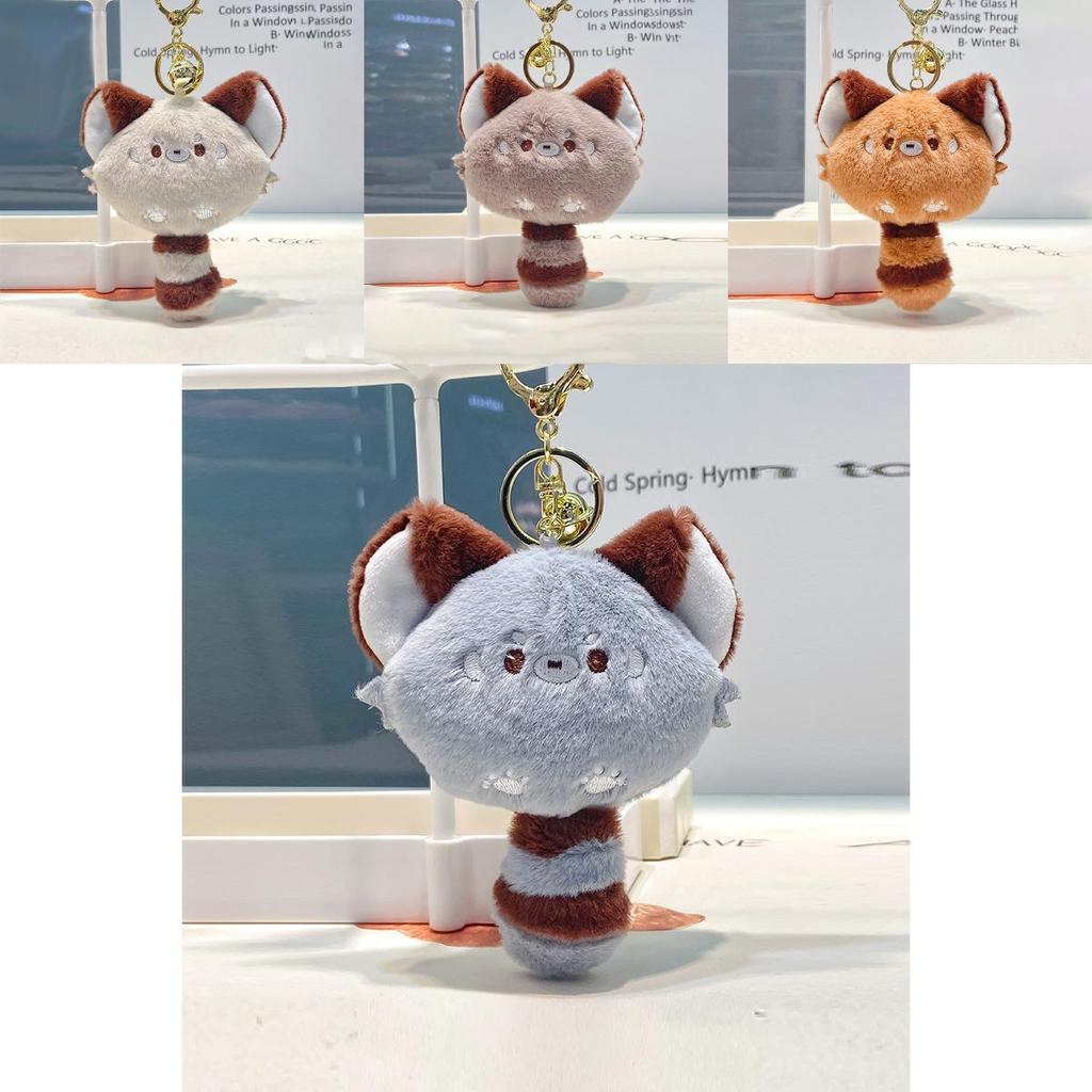 Lovely Plush Panda Bb Coin Purse Keychain Unique Keychain Accessory In Soft Colors For Kids