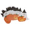 50Pcs/Lot Ghost Pumpkin Diy Halloween Gift Candy Paper Cards Lollipop Cards