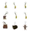 Crying Banana Cartoon Cat Keychain Acrylic Bag Charm Pendant Mascot Decoration