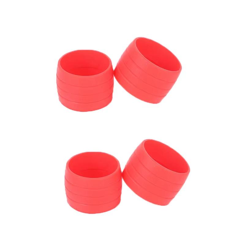 Ready Stocked 1 Pair Road Bike Handlebar Tape plugs Anti-Skip Rubber Silicone Plug Bicycle end Bar Fixed Ring Waterproof Wear