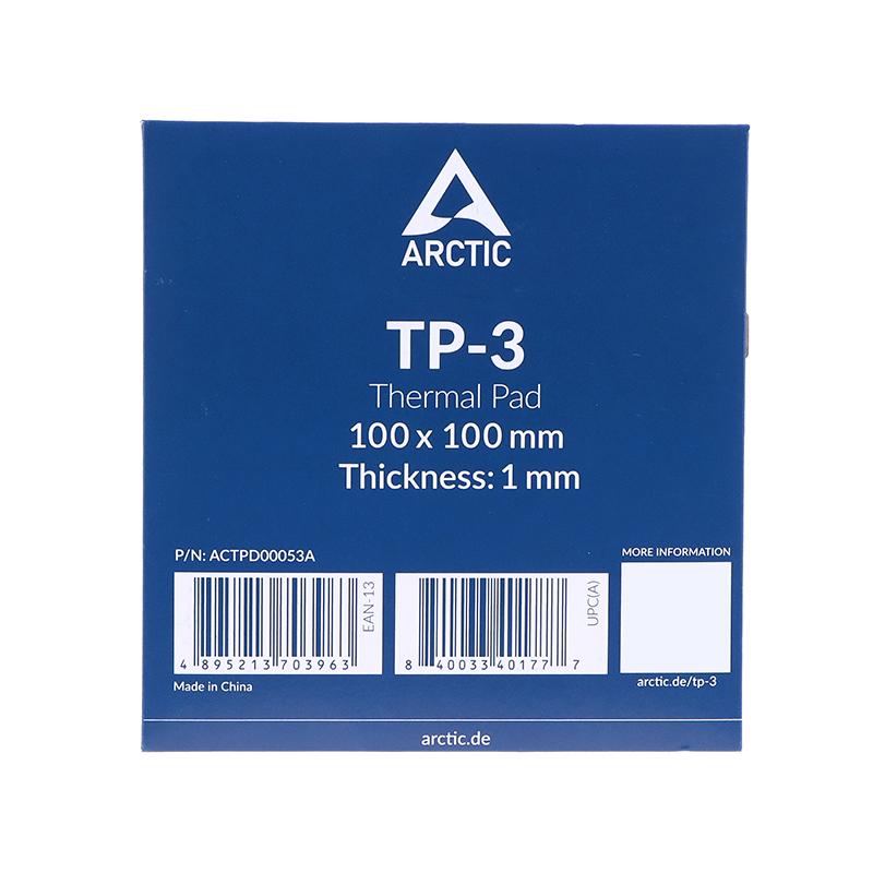 Arctic Tp-3 100X100Mm 0.5/1/1.5Mm Thickness Thermal Pad High Performance Particularly Soft Ideal Gap Filler Bridging Gaps