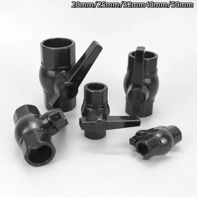 Pvc Pipe Ball Valve 20/25/32/40/50Mm Garden Irrigation Agriculture Water Supply Aquarium Water Pipe Connector Fittings