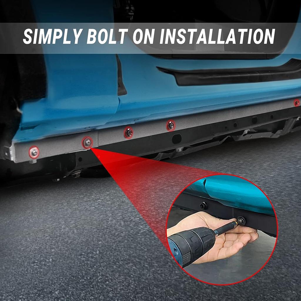 Pinch Weld Cover For Ford Bronco 4Door 2021 2024 2024 Trail Armor Rocker Panels Guard Side Skirts Splitter Styling Sports Body