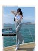 High-Waist Slim Ripped Jeans for Women - Versatile Summer 2022 Loose Wide-Leg Pants