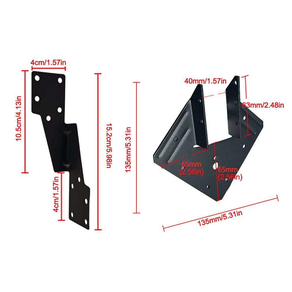 Heavy Duty Hurricane Ties Thicken Trusses Rafters Ties Hurricane Straps Brackets  Roof Construction