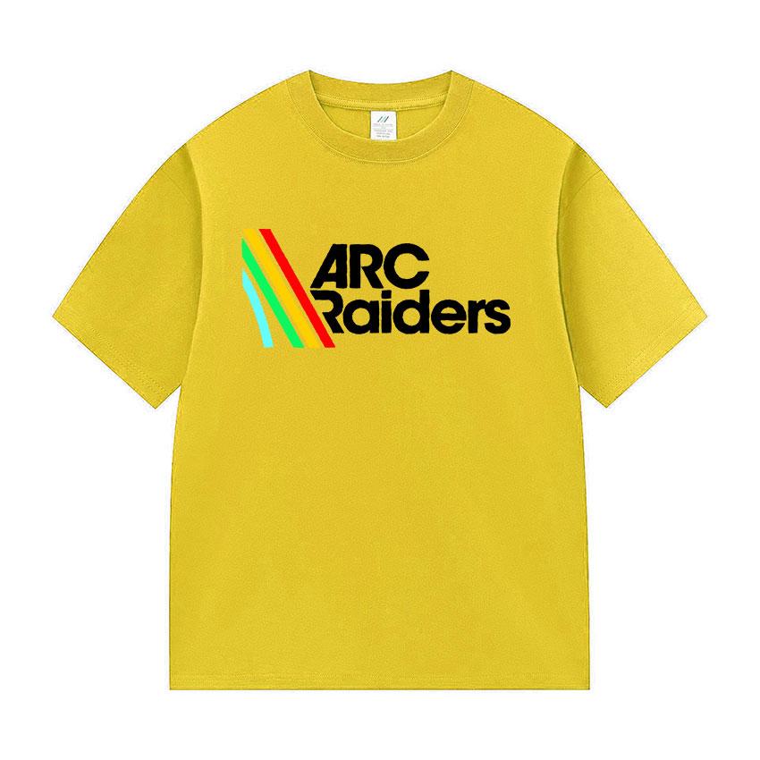 Spiel Arc Raiders Buchstabendruck T-Shirt Unisex Damen Freizeit Hochwertige Mode T-Shirts Tops 100% Baumwolle Kurzarm T-Shirt