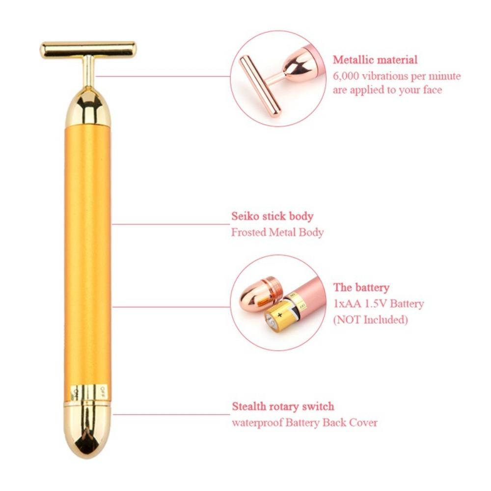 Stonego Face Massager Roller Beauty Care Vibration Firming Facial Tool Slimming Stick Skin Care Device Home Use Beauty Equipment