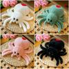 Stuffed Animals Simulation Spider Plush Toy Black Spider Spider Reptile Plush Toy   Birthday Gifts