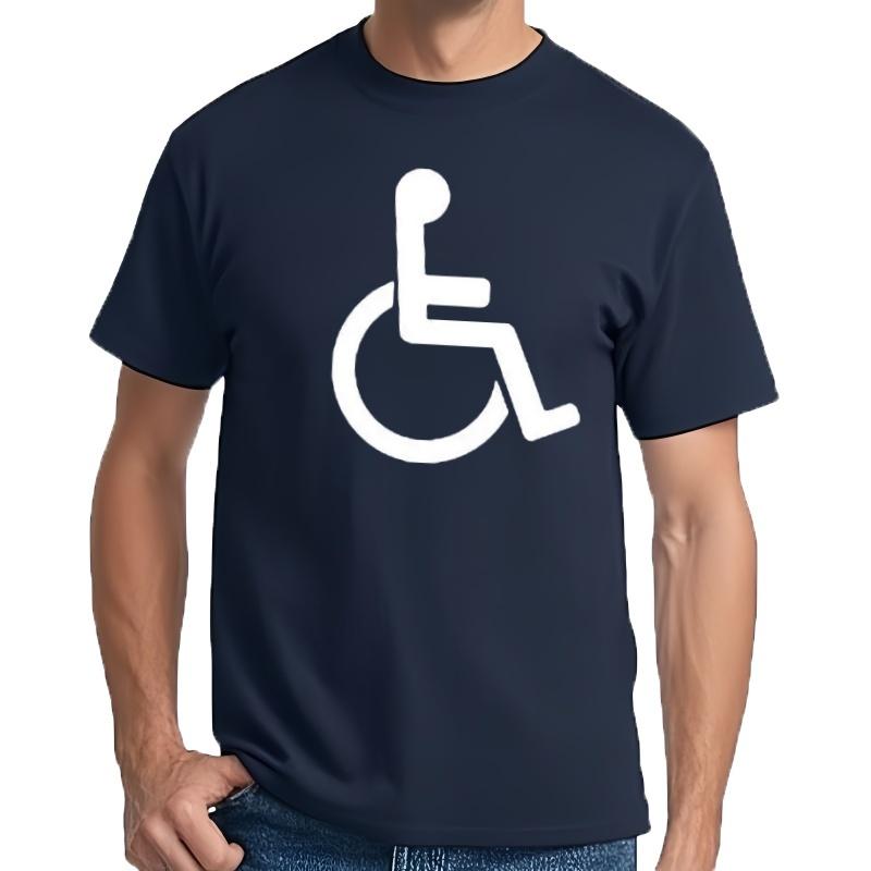 S5XL Cotton T-shirt for Disabled People Plus Size T-shirt T-shirt for Disabled People Har T-shirt