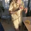 Cotton Sleepwear Korean Pajamas Women Pijama Female Bedroom Set Woman 2 Pieces Loungewear Brief Suits with Shorts Pyjamas