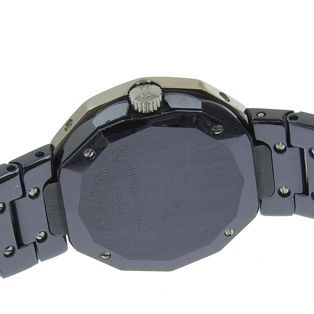 Corum Admirals Cup Watches 39.610.30 V050 Navy / Silver NavyDial Stainless Steel/Gun Metal Blue Quartz Analog Display Women Used