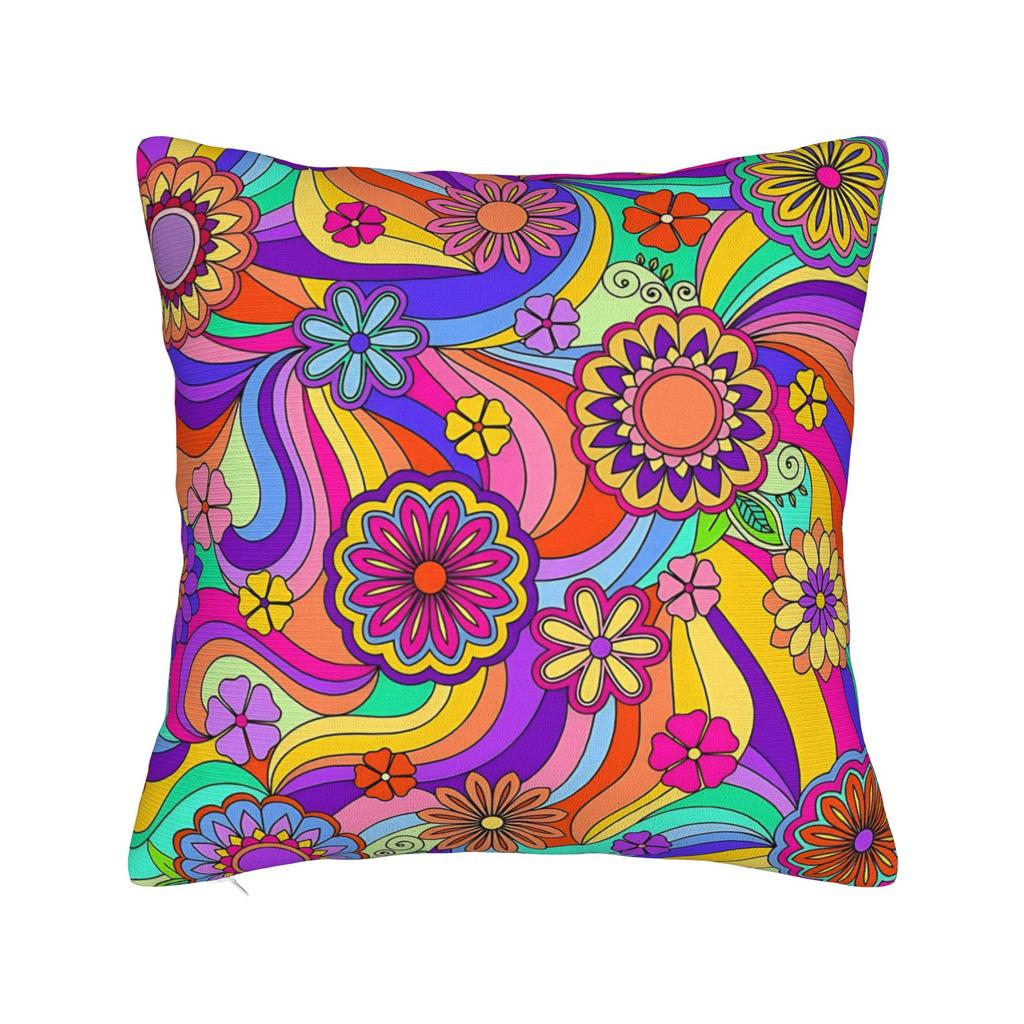 Flower Power Pillow Case Funny Pillow Cover Print Pillowcases For Wedding Party Home Decor