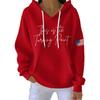 Women's Fashionable Solid Color Long Sleeved Casual Pullover Sweatshirt Top
