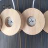 Round Night Light Wide Application Reliable DIY Wood Lamp Base