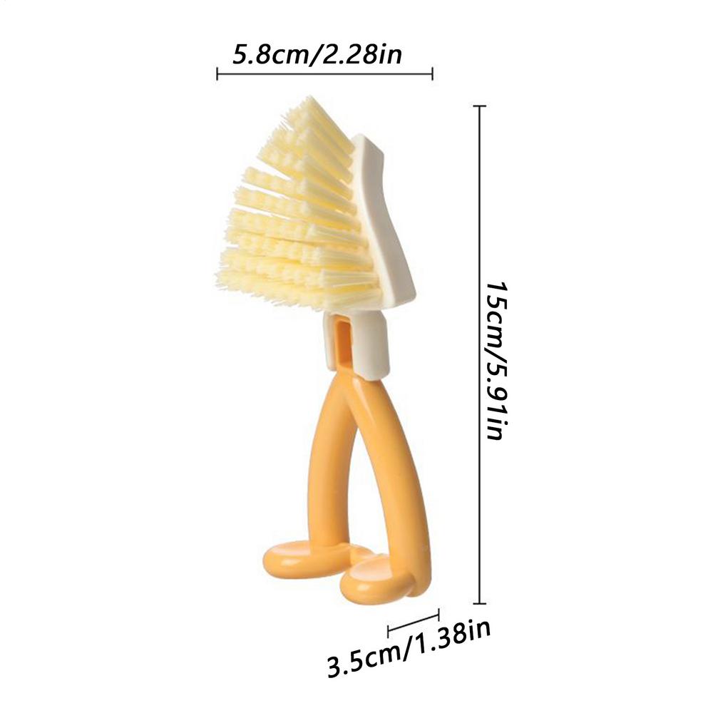 

Kitchen Brush Non-Scratch Kitchen Washing Brush Foldable Pans Scrubber for Pots Stoves Bathrooms Toilets Sink Wall Countertops