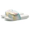 Li Ning Line Friends Trendy Slippers EVA Slide Sandals Unisex Footwear White Blue AGAR011-4