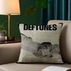 Rock D-Deftones Band Pillow Case Plush Fabric Soft Pillowcase Double Sided Print Sofa Cushion Cover Throw