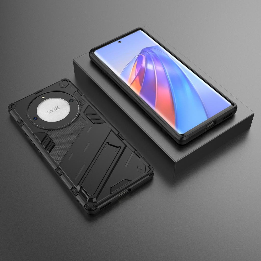 Cell Phone Case for Honor Magic5 Lite 5G/X9a 5G/X40 5G,Kickstand TPU+PC Protective Cell Phone Cover