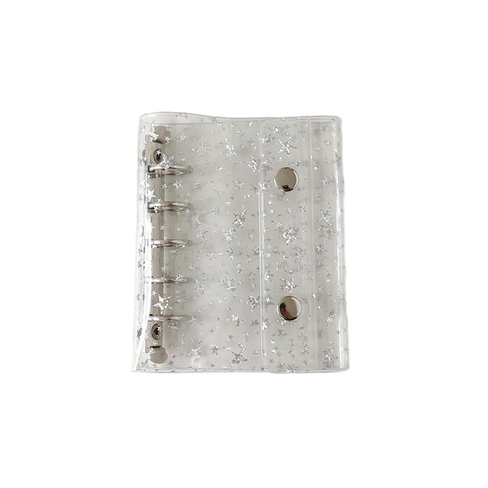 Hisocute Laser Stars M5 Transparent Journal with Replaceable Pages