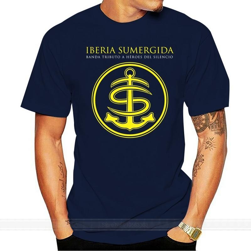 

Tributo Heroes Del Silencio Iberia Sumergida T Shirt Mens S To 3Xl Color Black male brand teeshirt men summer cotton t shirt S