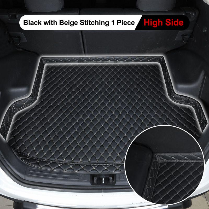 Car Trunk Mat For Hyundai Sonata 2015~2019 2016 2017 LF MK7 Cargo Storage Carpet Leather Pad Waterproof Cushion Auto Accessories