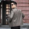 Autumn and winter new style genuine leather jacket men's sheepskin coat lapel jacket business men's wear