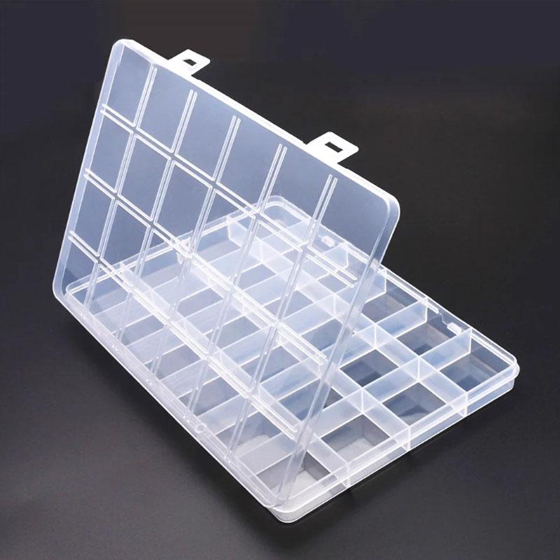 1PCFeaturing10/15/18/24/36compartments ForStoring Electronic Accessories Screws Jewelry Pills Other Storage Boxes And Containers