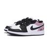 Jordan Air Jordan 1 Singing At Dusk Rouge Abrasion Resistant Low top Vintage Basketball Shoes Men's White Pink 553558-131(Team85-)