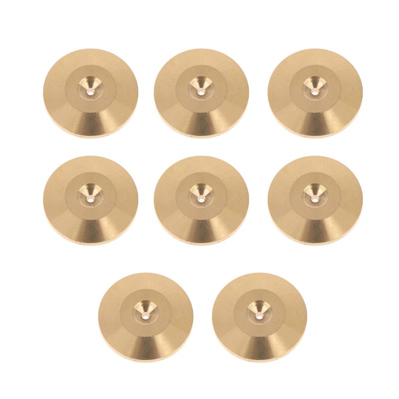 4/8Pcs Speaker Pure Copper Spikes Pads Hifi Speaker Box Isolation Floor Stand Feet Cone Base Shoes Pad Cone Base